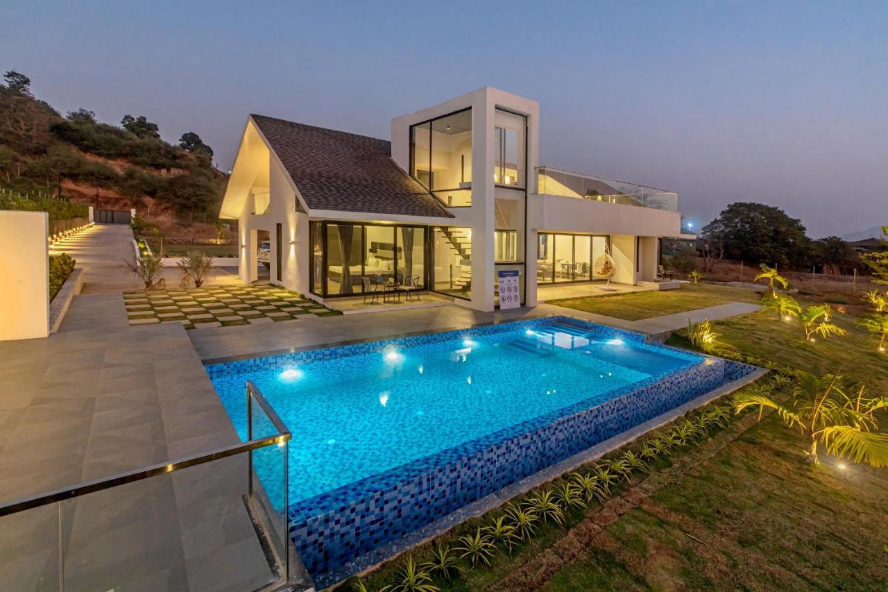 Saffronstays Stargazer, Karjat - Luxury Pool Villa With Lake View Εξωτερικό φωτογραφία